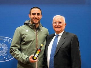 Il campione olimpionico Giovanni Tocci testimonial del Consorzio di Tutela Olio di Calabria Igp