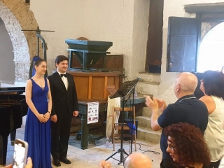 Al Museo del Pane di Crosia tenuto il concerto del duo Pollice - Matarazzo