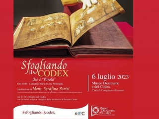 Sfoglio del Codex con Mons. Parisi