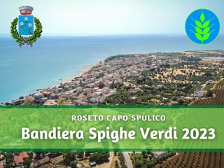 Terzo riconoscimento consecutivo Spighe verdi per Roseto Capo Spulico