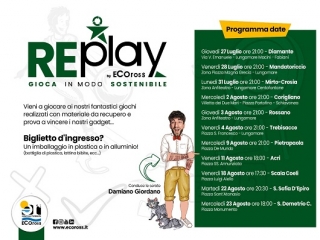 Ecoross presenta RePlay, l'iniziativa itinerante dell'estate 2023