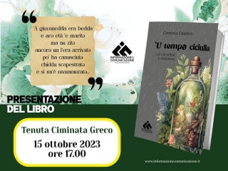 Il libro di Gemma Calabrò sarà presentato a Ciminata Greco il 15 ottobre