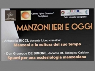 IL 6 dicembre evento culturale su Manzoni