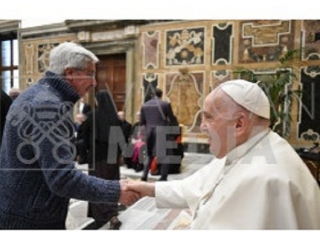 Igino Romano ha incontrato il Papa