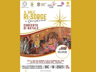 In programma concerto di Natale e mostra internazionale “ Colors for Peace”