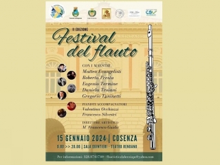L'Associazione flautisti calabresi presenta il Festival del flauto 2024