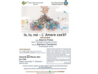 “Io, tu, noi – l’amore cos'è”, il 22 marzo un convegno con Alberto Pellai e Barbara Tamborini