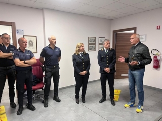 Polizia locale, il sindaco ha fatto visita alla nuova centrale operativa