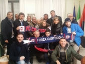 La visita della delegazione dell'Amministrazione Comunale di Cagliari: lo sport esprime valori di amicizia