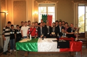 Targa di merito alla squadra Rectores Rugby League per la vittoria nella Coppa Italia Firfl