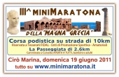 Il 19 giugno la III^ Minimaratona della “Magna Grecia”