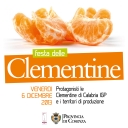 Domani la “Festa delle clementin”e organizzata nell’ambito delle attività dell’Enoteca Regionale della Provincia di Cosenza