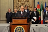 Il Presidente della Repubblica ha affidato al sen. Mario Monti l'incarico di formare un nuovo governo