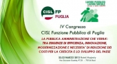 Il 22 e 23 marzo il IV congresso Cisl Fp Puglia