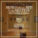 Lunedì l’inaugurazione ufficiale del Museo delle Arti e dei Mestieri della Provincia di Cosenza