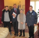 Il sindaco Albore Mascia incontra Annamaria Monti e i giovani Unicef
