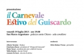 Domani la presentazione de “Il Carnevale estivo del Guiscardo”