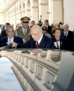 Il Presidente della Repubblica Giorgio Napolitano ha firmato l'atto di dimissioni