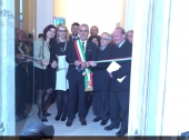 Inaugurazione sale arte antica Palazzo Buonaccorsi, la cerimonia ufficiale e il taglio del nastro