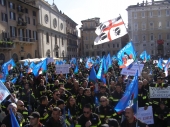 A Roma alla manifestazione del Conapo, anche Vigili del Fuoco calabresi