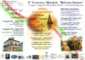2° Concorso mondiale "Belcanto Italiano" 2013, da Pineto-Atri a Roma e Varsavia