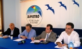 I quattro commissari dell’IdV Calabria presentano la “IdV2”