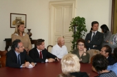 La Delegazione dell’associazione statunitense Noiaw ricevuta a Palazzo Mosti