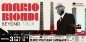 A gonfie vele la prevendita per il concerto di Mario Biondi il 3 aprile a Catanzaro