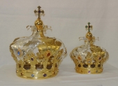 L’arte di Affidato ritorna da Papa Francesco Ha restaurato le corone della Madonna della Pietra di Chiaravalle
