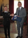 Il Sindaco riceve la visita istituzionale del  Generale Corpo d’Armata dei Carabinieri, Mario Basile