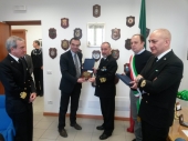 Guardia costiera: l’Ammiraglio Ugazzi, Comandante Marittimo Sud, in visita a Giulianova